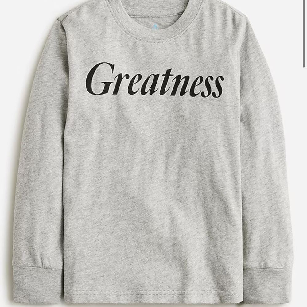 Crewcuts boys ' long-sleeve "greatness" graphic T-shirt